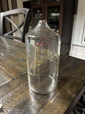 Princess House Heritage Crystal Oil Lamp - 6.5”